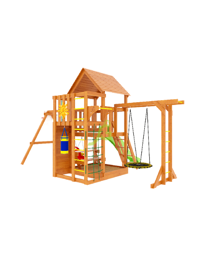 Детская площадка IgraGrad Крафт Pro 4 (скат 2,2)