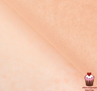 Бумага тишью 10 штук, цвет персик