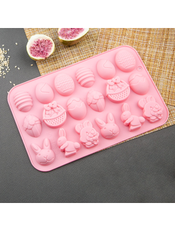 Силиконовая форма для муссовых десертов 17,5*16,5см, 4 ячейки купить в Калининграде