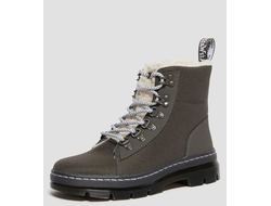 Dr Martens ботинки COMB серые зимние женские