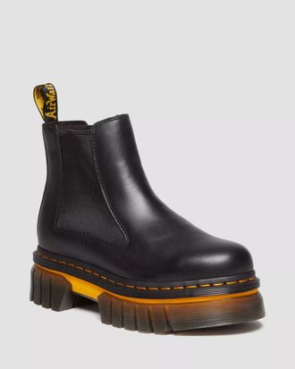 Челси Dr Martens Audrick Contrast Sole Leather Platform Chelsea Boots