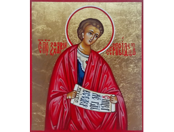 Захария Серповидец, Святой Пророк. Рукописная икона.