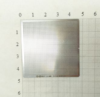 Трафарет BGA для реболлинга чипов универсальный, шаг 0.6мм., P=1.0, A=47x47