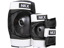 Купить комплект защиты NKX Kids 3-pack Pro (Black/White) в Иркутске