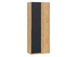 Спальня ДЖОЛИ - Шкаф угловой Дуб Крафт Золотой/Графит матовый