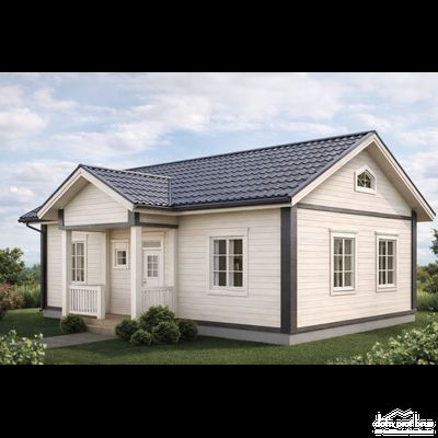 Древесный 84м2 12х7