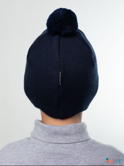 Шапка 24201-02 х/б подклад, темно-синий 52-54