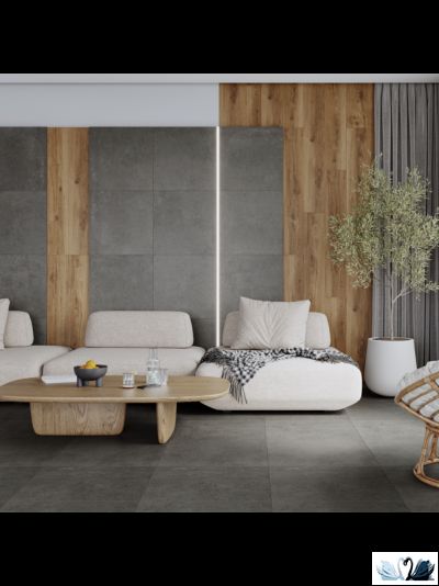 Керамогранит Laparet Смарт грис\Smart Gris MR 59,5 х 119,1 см серый матовый структурный