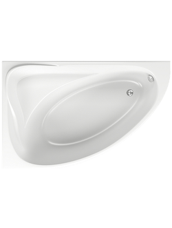Акриловая ванна Bas Милан 170х110 L, с каркасом