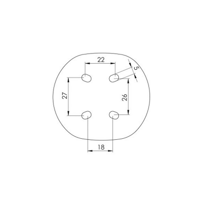 Топовый огонь TREM Orsa Minore L5880560 белый 12В 225° для судов до 12м чёрный корпус