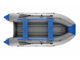 Моторная лодка Zefir 3300 LT НДНД (малокилевой) цвет серый с синим