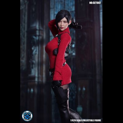 Ада Вонг (Resident Evil 4 Remake) - Коллекционная ФИГУРКА 1/6 Sexy Female Agent (SET087 + S09C) - SUPER DUCK