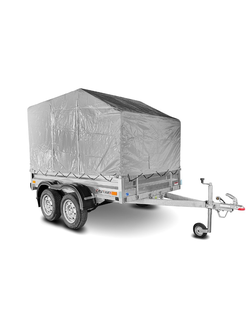 Прицеп «Спутник Moto» (2530x1440x330) двухосный, оцинкованная рама, с силовым подрамником