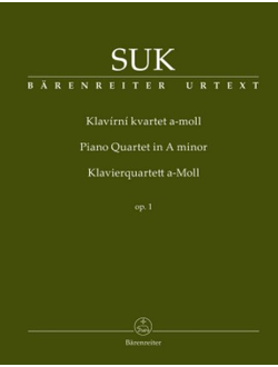 Suk, Josef Quartett a-Moll op.1 f?r Violine, Viola, Violoncello und Klavier Stimmen
