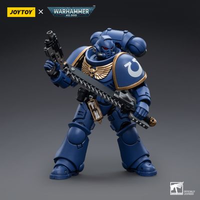 Интерцессор Ультрамаринов (Warhammer 40k) - КОЛЛЕКЦИОННАЯ ФИГУРКА 1/18 Ultramarines Intercessors (JT6632) - JOYTOY