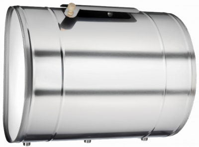 Бак выносной для печи, 60л, НЕРЖ.439, 0,8мм,Г (штуцер 3/4")