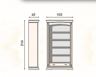 СТЕЛЛАЖ PALAZZO DUCALE 71CI16