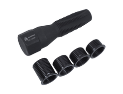 Метчик для восстановления свечной резьбы, набор ремонтных вставок (футорок), 5 предметов МАСТАК 103-12005