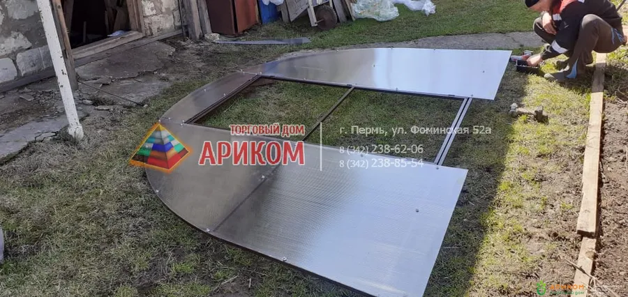 Теплицы и сотовый поликарбонат в Перми от Ариком