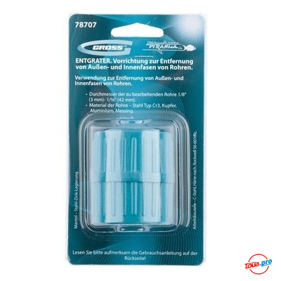 Риммер, устройство для снятия внешней и внутренней фасок труб GROSS 78707