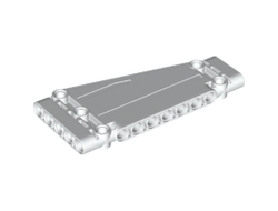 Technic, Panel Plate 5 x 11 x 1 Tapered, White (18945 / 6097440)