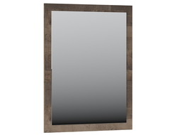 Зеркало Стокгольм, дуб гранж песочный, железный камень