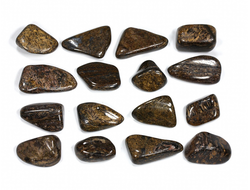 Бронзит, галтовка в ассортименте, Бразилия (12-20 мм, 2-4 г) №26923