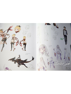 Оригинальный Арт Бук Re:Zero - Starting Life in Another World  Art Works Re:BOX (Рестарт: Жизнь в альтернативном мире с нуля)