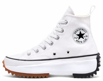 Converse Run Star Hike Platform белые высокие