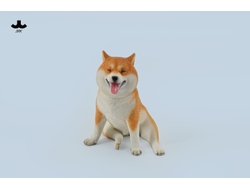 Сиба-ину в кимоно - Коллекционная ФИГУРКА 1/6 scale Shiba Inu (JXK207A) - JXK