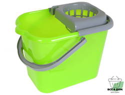 Ведро 16л с отжимом прямоугольное с носиком