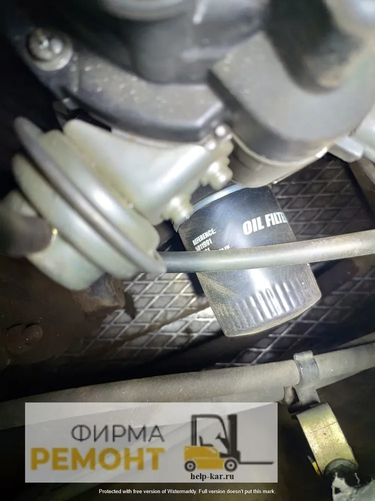 ТО техническое обслуживание погрузчика