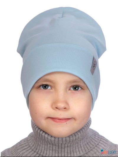 Шапка  21203-01, цвет голубой р. 50-52