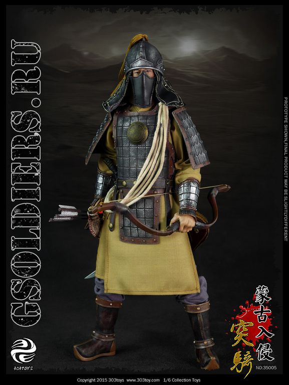 Монгольский конный лучник 303TOYS 1/6 NO:35005 Mongol Invasion-Mangudai ...