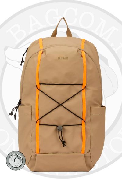 Elliker Keswik Zip Top Backpack 22L Sand вид спереди
