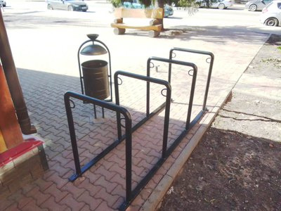 Велопарковка металлическая П-образная (артикул-ВМ02)