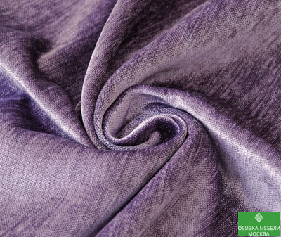 Однотонная ткань шенилл