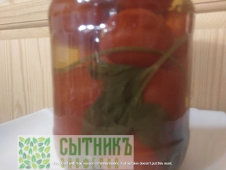 Домашние соления - помидоры маринованы домашние