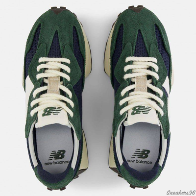 New Balance 327 Green / White Мужские (41-45)