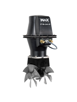 ПОДРУЛИВАЮЩЕЕ, ПОЖАРОЗАЩИЩЕННОЕ УСТРОЙСТВО MAXPOWER ТУНЕЛЬНОГО ТИПА CT80-IP 12В, УПОР 69 КГС, ДЛЯ СУДОВ ДЛИННОЙ 7.5 - 13.5 МЕТРОВ