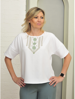 Блузка: 694-1023 вышивка