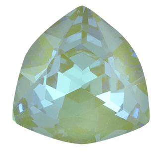 Триллиант 12 мм без оправы Peridot MI стекло (Китай премиум)