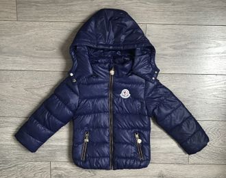 М.17-22 Куртка Moncler темно-синяя (98,104,110,116,122)