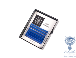 Цветные ресницы BARBARA (синие) МИНИ-МИКС (6 линий)