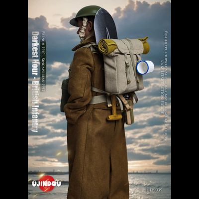Британский солдат времен Второй Мировой (Франция 1940 - Сингапур 1942)  - Коллекционная ФИГУРКА 1/6 World War II British Infantry France 1940 -Singapore 1942 (UD9039) - UJINDOU