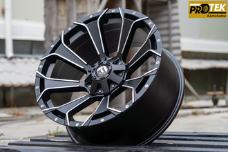 Комплект дисков R20 9,0J ET+0 6*139,7 FBX 146-20 Черный с фрезеровкой (R691)