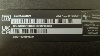 ACER NITRO 5 AN515-45-R6P5 ( 15.6 FHD IPS 144Hz RYZEN 5 5600H  RTX3070(8GB) 8GB 256SSD )