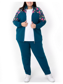 Женский спортивный костюм Арт. 19432-7392 (цвет бирюза) Размеры 50-76