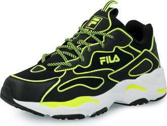 Кроссовки FILA RAY TRACER NEON Черно-зеленые женские (36-41)