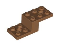 Bracket 5 x 2 x 1 1/3 with 2 Holes, Medium Nougat (11215 / 6175943)